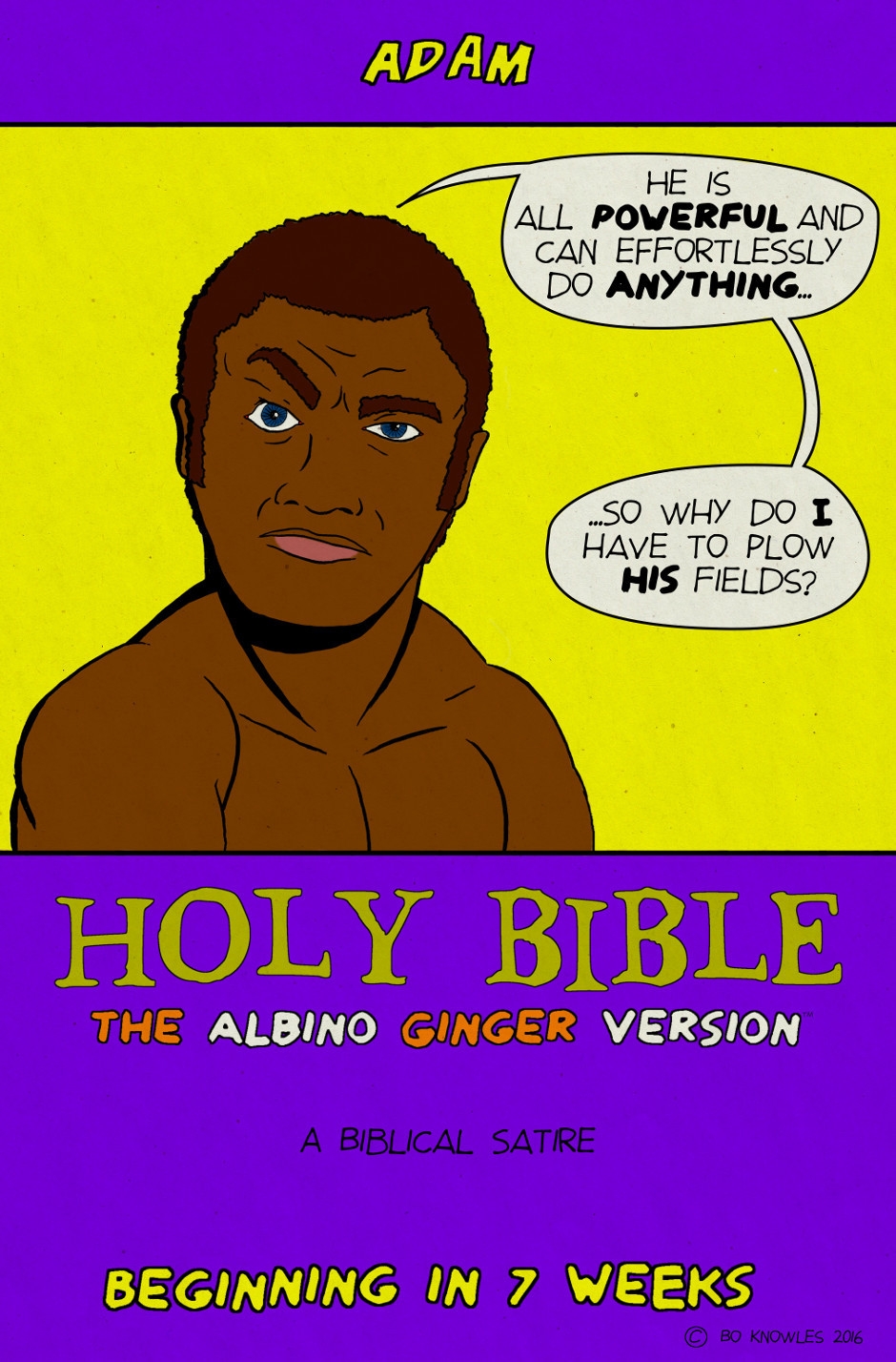 Holy Bible the Albino Ginger version on The Duck 7 weeks to go.